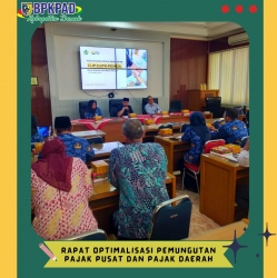 Rapat Optimalisasi Pemungutan Pajak Pusat Dan Pajak Daerah